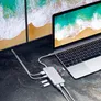 Satechi USB-C Multimedia Adapter Silber