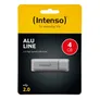 Intenso 4GB Alu Line USB 2.0 Stick silber Aluminium