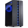 Inter-Tech Thunder Midi Tower ATX Gaming Gehäuse Seitenfenster