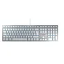 Cherry KC 6000 Slim für Mac Tastatur USB silber