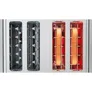 Bosch TAT7S45 Kompakt-Toaster 4-Schlitz grau schwarz