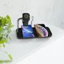 Zens Aluminium Dual Wireless Charger + Watch 10W Qi schwarz ZEDC05B/00