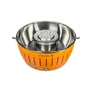 LotusGrill G435 Holzkohlegrill XL rauchfrei, mandarinorange
