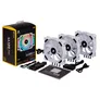 Corsair LL Series LL120 LED RGB weiß 3er Set Lüfter 120 mm, LED Steuerung