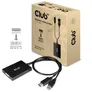 Club 3D DisplayPort Adapter DP zu DVI-I Dual Link aktiv St./Bu. schwarz CAC-1010
