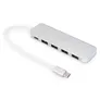 DIGITUS USB-C Hub 4-Port Hub (USB 3.0) silber