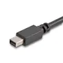 Startech USB-C zu Mini Displayport Kabel 1,8m St./St. schwarz