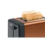 Bosch TAT4P429DE Kompakt Toaster, DesignLine, bronze