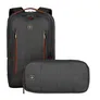 Wenger City Upgrade Notebook Rucksack 14,1"- 15,6" Zoll + Crossbody-Tasche grau