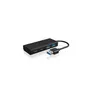 RaidSonic Icy Box IB-HUB1426-U3 4-Port 2x USB-Type C 2x USB 2.0 Hub schwarz