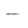 RaidSonic Icy Box IB-HUB1413-CR USB 3.0 Type-C Hub mit 3 USB Anschlüssen silber