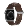 Nomad Strap Modern Leather Brown Connector Silver 38/40 mm