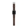 Nomad Strap Modern Leather Brown Connector Silver 38/40 mm