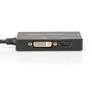 DIGITUS AK-340418-002-S DisplayPort Adapter auf HDMI/DVI/ VGA