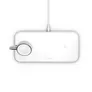 Zens Aluminium Dual Wireless Charger + Apple Watch 10W Qi weiß