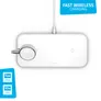 Zens Aluminium Dual Wireless Charger + Apple Watch 10W Qi weiß