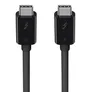 Belkin Thunderbolt 3-Kabel USB-C-/USB-C 40 Gbit/s 100W 0.8m schwarz