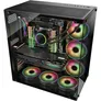 Inter-Tech C-701 Panorama ATX Gehäuse, Tempered Glass, Schwarz