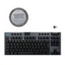 Logitech G915 TKL LIGHTSPEED Clicky Kabellose Mechanische RGB Gaming Tastatur