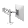 Ergotron LX Monitorarm mit hoher Säule, Tischhalterung (weiß)