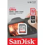 SanDisk Ultra 32 GB SDHC Speicherkarte 2020 (120 MB/s, Class 10, UHS-I)