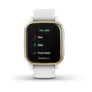 Garmin Venu Sq GPS-Fitness-Smartwatch weiß/gold HF-Messung