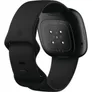 Fitbit Versa 3 Gesundheits- und Fitness-Smartwatch, GPS, Alu schwarz, Band schw