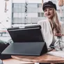 4smarts Flip-Tasche DailyBiz für iPad Pro 12.9 (2021 - 2020), schwarz