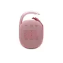 JBL Clip 4 pink Tragbarer Bluetooth-Lautsprecher wasserdicht nach IP67