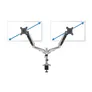 DIGITUS Universal Dual Monitorhalter mit Gasdruckfeder und Klemmbefestigung