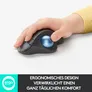 Logitech ERGO M575 Kabellose Trackball Maus Schwarz