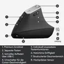 Logitech MX Vertical Ergonomische Kabellose Maus