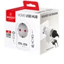 SKROSS Home USB Hub Zwischensteckdose mit USB Weiß