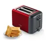 Bosch TAT3P424DE Kompakt Toaster, DesignLine, Edelstahl rot