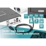 DIGITUS HDMI High Speed mit Ethernet Anschlusskabel 1,0m