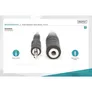 DIGITUS Audio Verlängerungskabel, Stereo 3.5mm St/Bu,1.50m