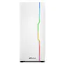 Sharkoon RGB Slider Midi-Tower ATX Gaming Gehäuse RGB LED, Seitenfenster Weiß