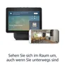 Amazon Echo Show 10 (3. Gen) hochauflösendes Smart Display mit Bewegungsfunktion und Alexa Anthrazit