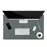 Tucano DESK PAD, Unterlage für Homeoffice, Neopren, dunkelgrau