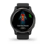 Garmin Venu 2 GPS-Multisportuhr Schwarz/Schiefergrau Smartwatch