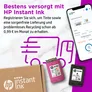 HP DeskJet Plus 4120e Tintenstrahldrucker Scanner Kopierer WLAN Instant Ink