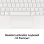Apple Magic Keyboard iPad Air (5. Generation) 11" iPad Pro (3. Gen) weiß deutsch