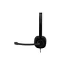 Logitech H151 Kabelgebundenes Beidseitiges Headset Stereo 3,5mm Klinke Schwarz
