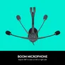 Logitech H111 Kabelgebundenes Beidseitiges Headset Stereo 3,5mm Klinke Grau