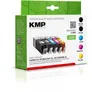 KMP Tintenpatronen Multipack ersetzt Canon CLI-551BK/C/M/Y XL + PGI-550PGBK XL