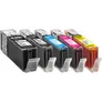 KMP Tintenpatronen Multipack ersetzt Canon CLI-551BK/C/M/Y XL + PGI-550PGBK XL