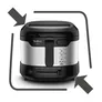 Tefal FF215D  Fritteuse UNO M 1.600W, 1kg Edelstahl/schwarz