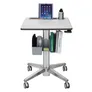 Ergotron LearnFit mobiler Steh-Sitz Tisch mit 40,6cm Höhenverstellung 74-114cm