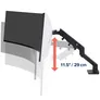 Ergotron HX Monitor Tisch Schwenkarm/HD Gelenk bis 49 Zoll LCD schwarz/1000R