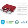 Dicota Slim Eco Base Notebooktasche 35,8cm (13"-14,1") rot